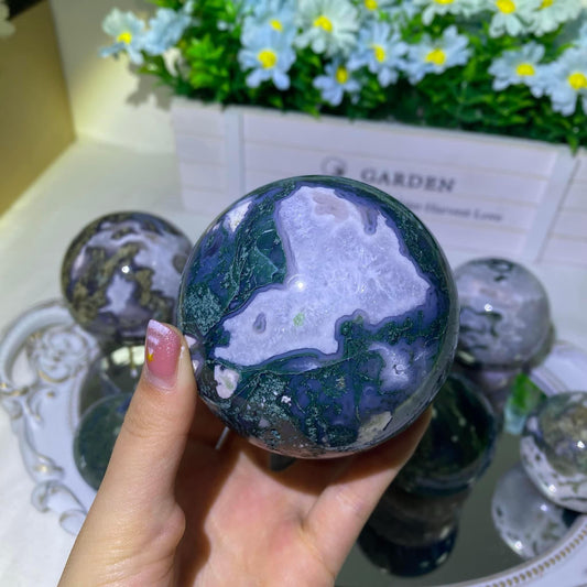 Moss Agate Sphere