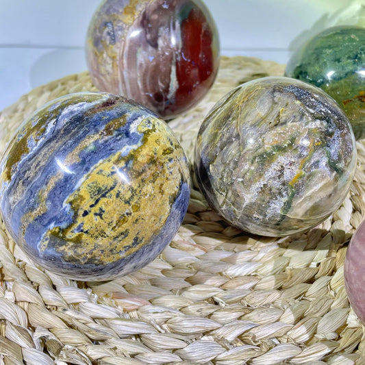 Ocean Jasper Sphere