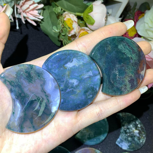 Moss Agate Moon